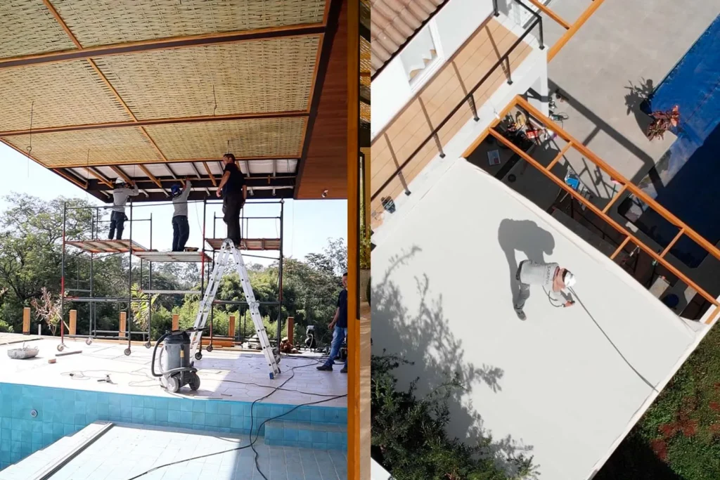 instalação dos forros