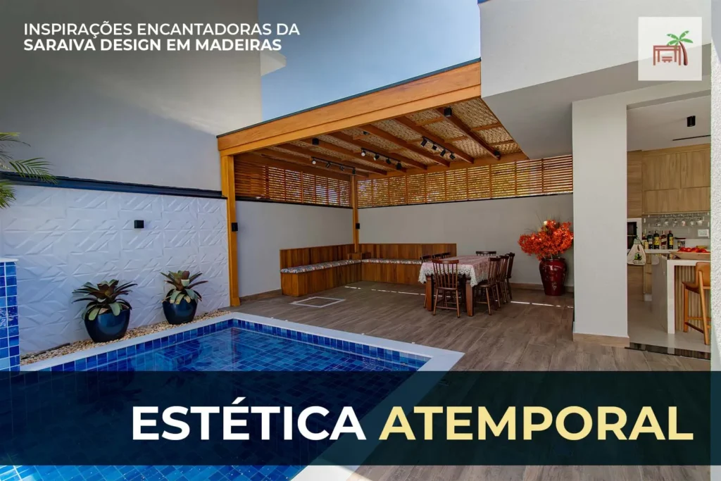 estética atemporal de um pergolado de madeira