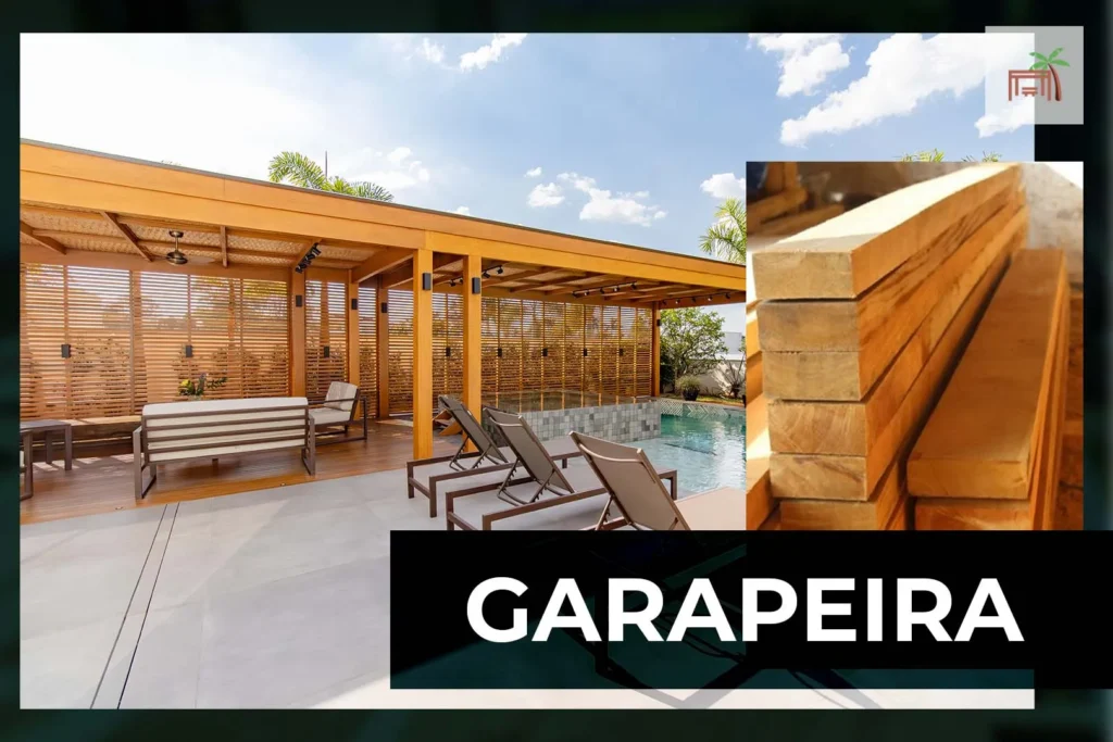 Garapeira a madeira perfeita para pergolado 
