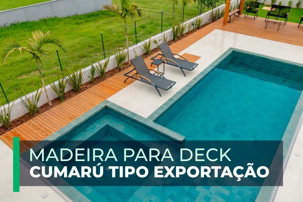 pergolado e deck de madeira