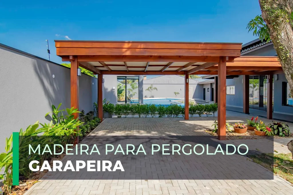 pergolado e deck de madeira