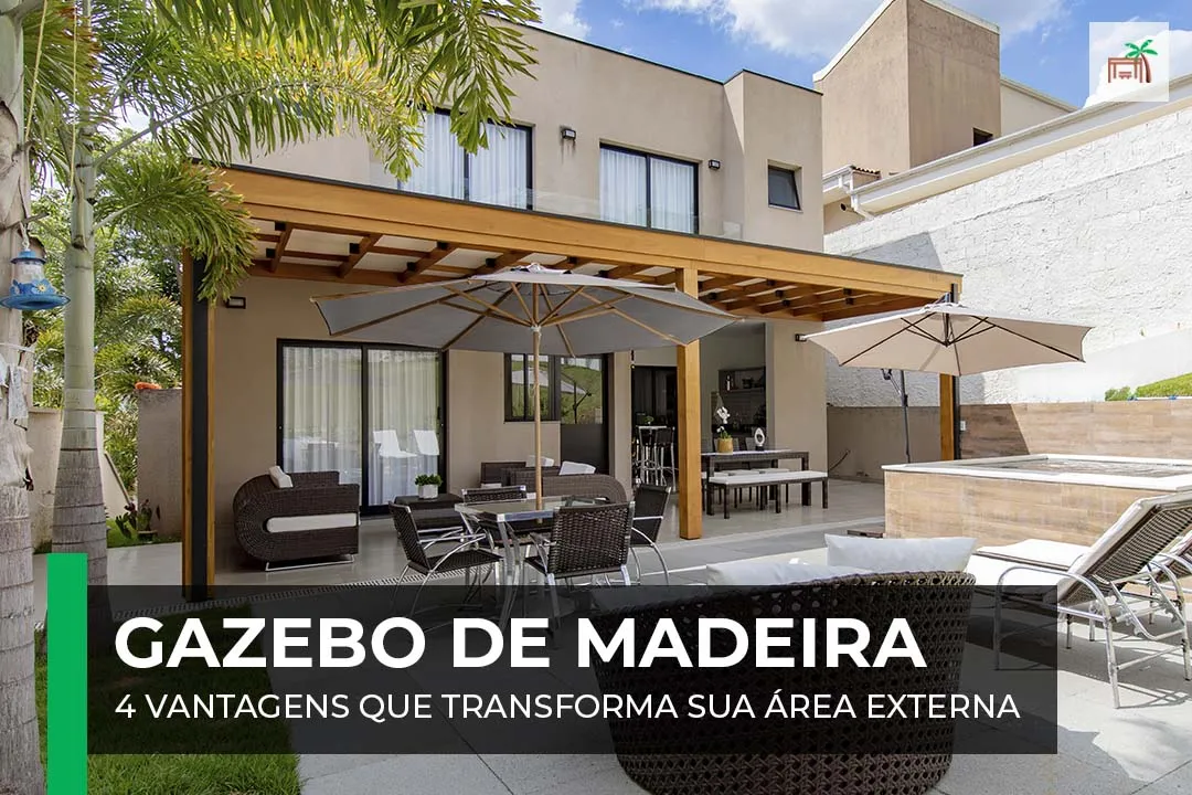 vantagens gazebo de madeira saraiva