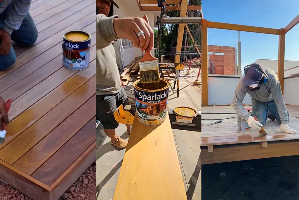 A IMPORTANCIA DA PRIMEIRA PINTURA do pergolado