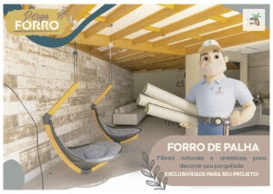 Forro de Palha Exclusividade Saraiva