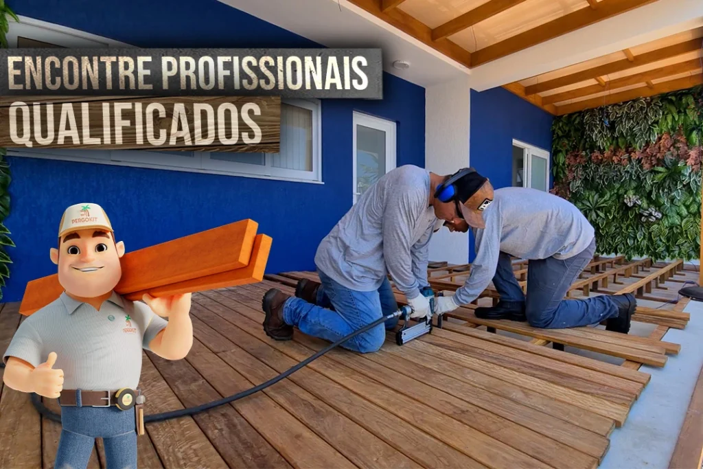 carpinteiros para pergolado de madeira
