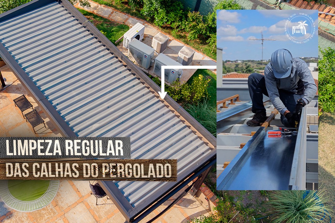 Limpeza regular das calhas Saraiva