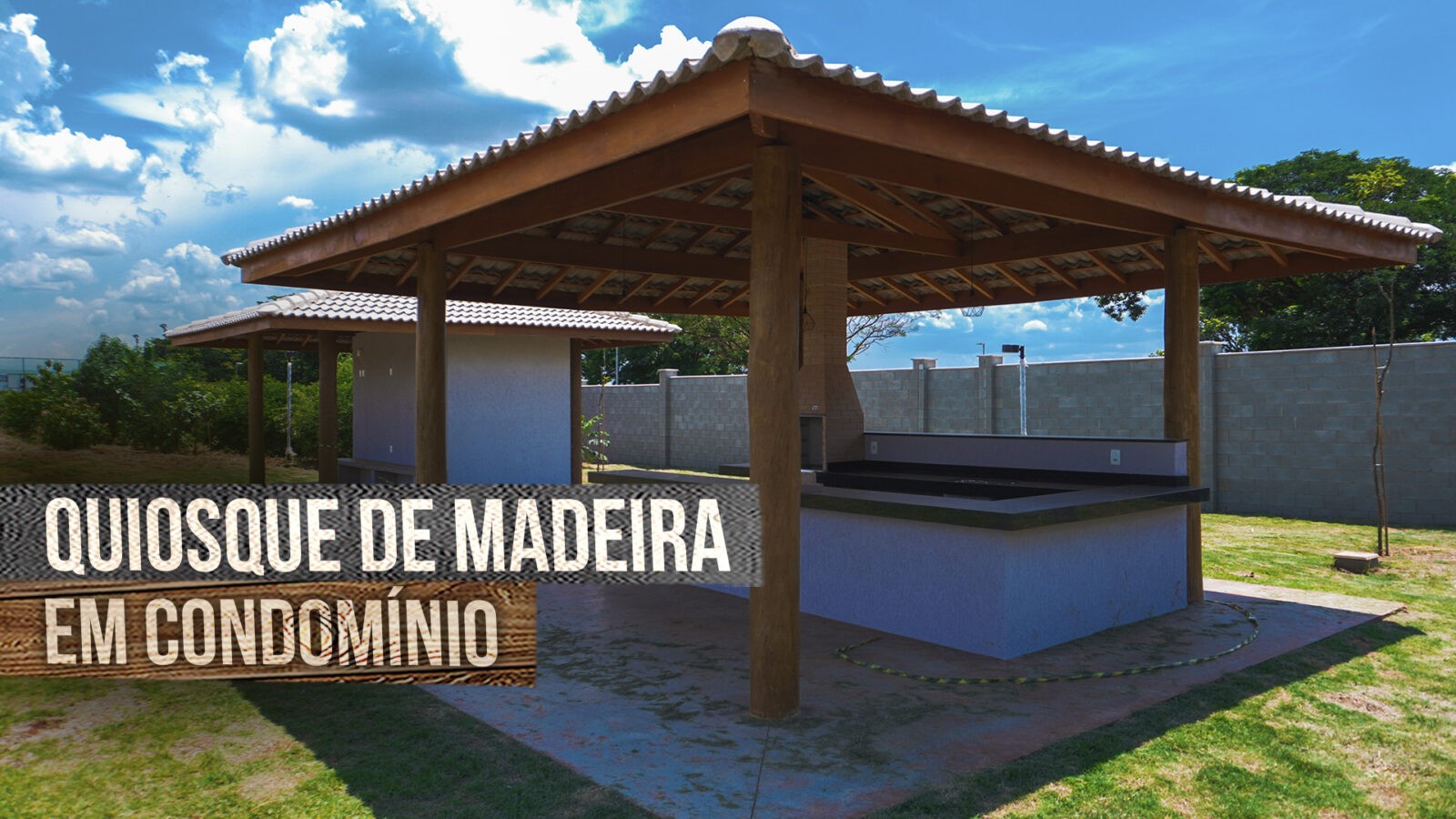 quiosque de madeira Saraiva