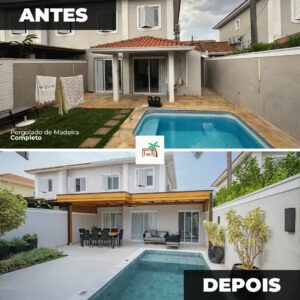 pergolado de madeira - modernização funcional