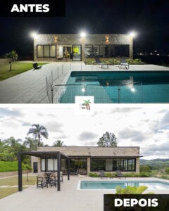 pergolado metálico - nova renovação