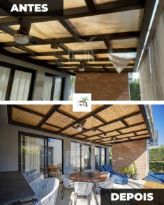 forro de bambu - para blindagem