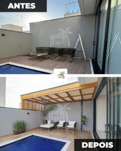 pergolado de madeira - para novo ar