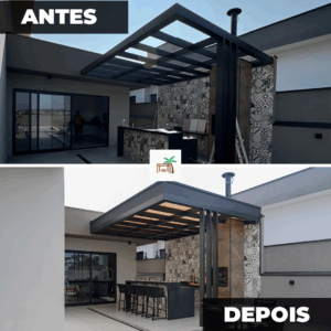 forro de palha - para proteção extra