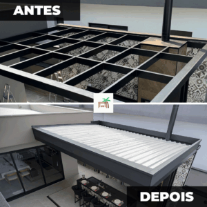 telha pergolada - para nova proteção