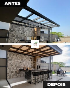 pergolado metálico - para refinamento