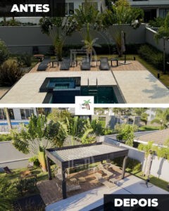 pergolado metálico - para preservação