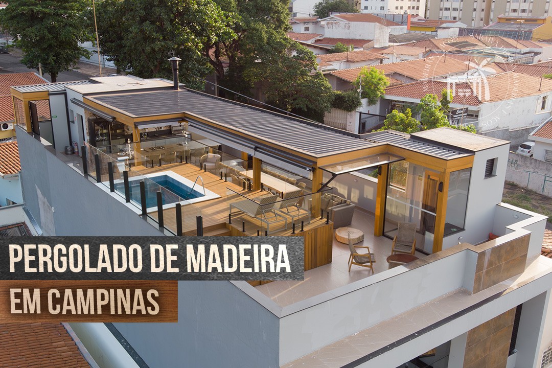 PERGOLADO DE MADEIRA CASA EM CAMPINAS Saraiva