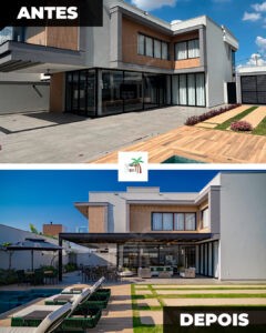 pergolado metálico - em Piracicaba