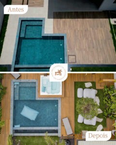 pergolado de madeira - deck de madeira