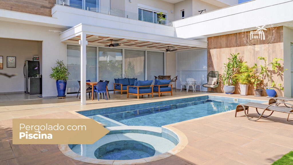 pergolado com piscina